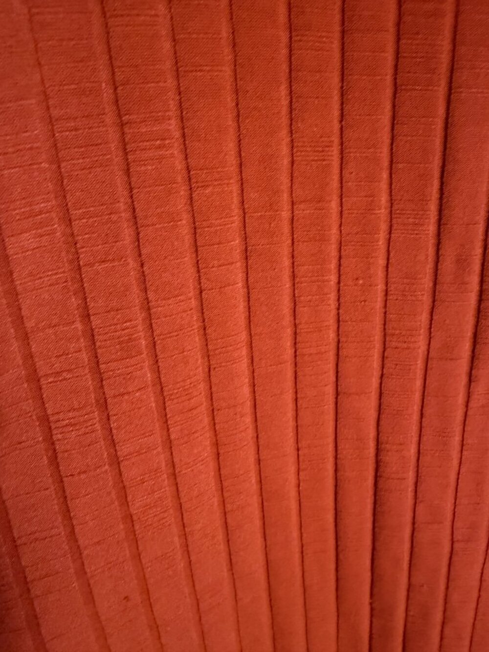 Modcloth Rust/Burnt Orange Ribbed Ruffle Hem Tee Sz 2X - Picture 8 of 8